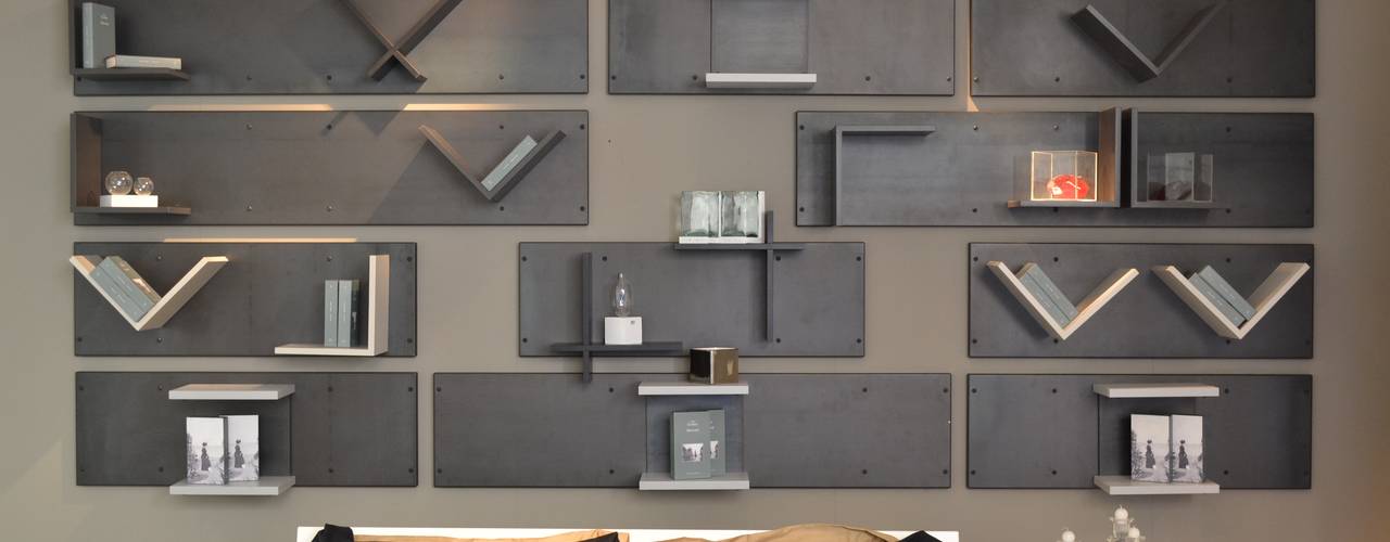 An "out of the box" headboard, Ronda Design Ronda Design Industriale Schlafzimmer