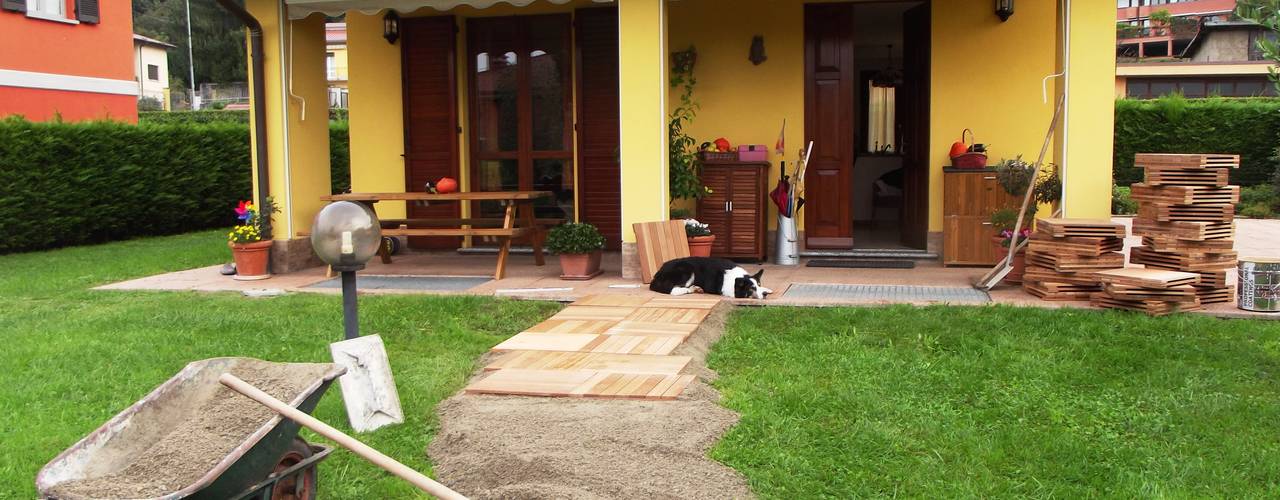 Pavimento in legno per esterno - vialetto d'accesso, ONLYWOOD ONLYWOOD Asian style garden