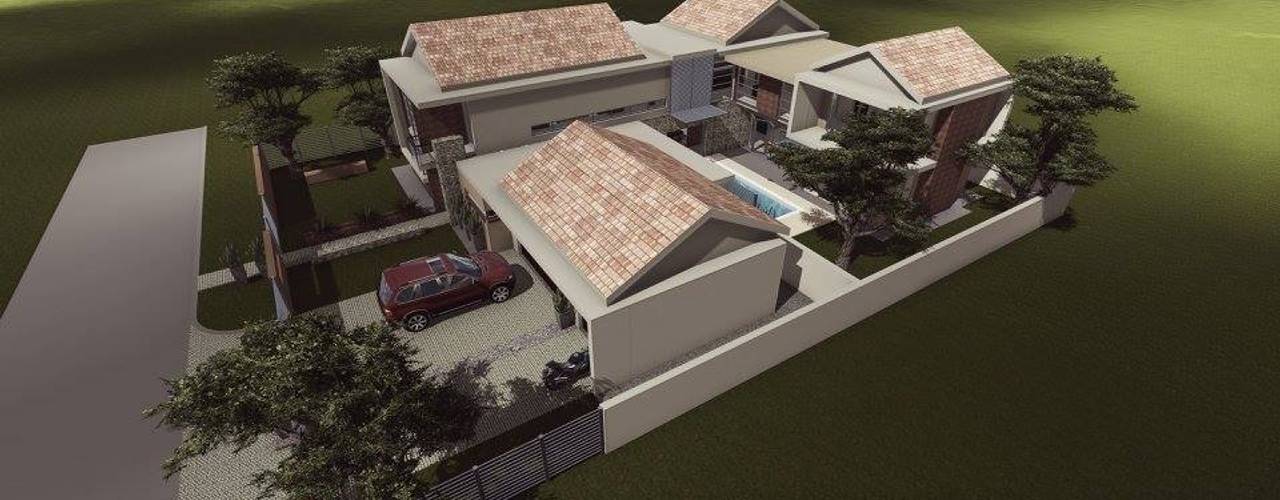 House Masienyana, Property Commerce Architects Property Commerce Architects 現代房屋設計點子、靈感 & 圖片