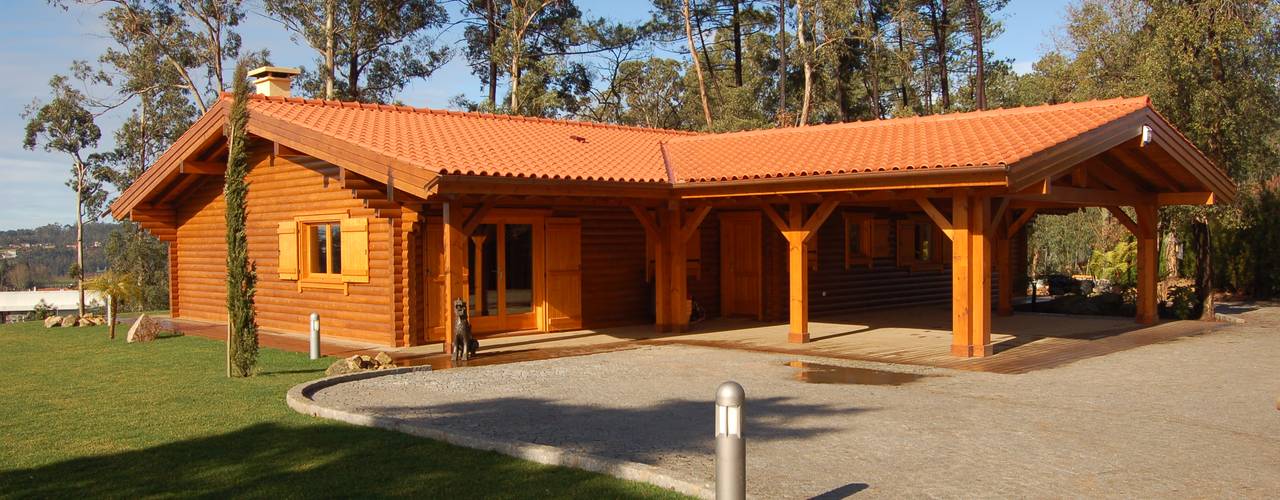 RUSTICASA | 100 projetos | Portugal + Espanha, RUSTICASA RUSTICASA Wooden houses Solid Wood Wood effect