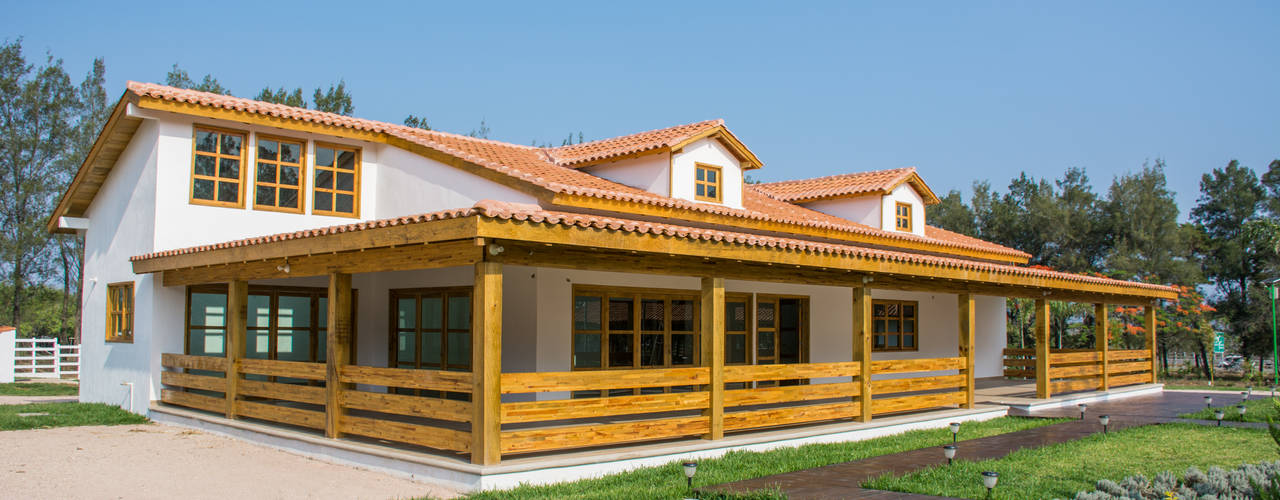 ALGUNAS DE NUESTRAS CONSTRUCCIONES REALIZADAS, Casas y cabañas de Madera -GRUPO CONSTRUCTOR RIO DORADO (MRD-TADPYC) Casas y cabañas de Madera -GRUPO CONSTRUCTOR RIO DORADO (MRD-TADPYC) منازل