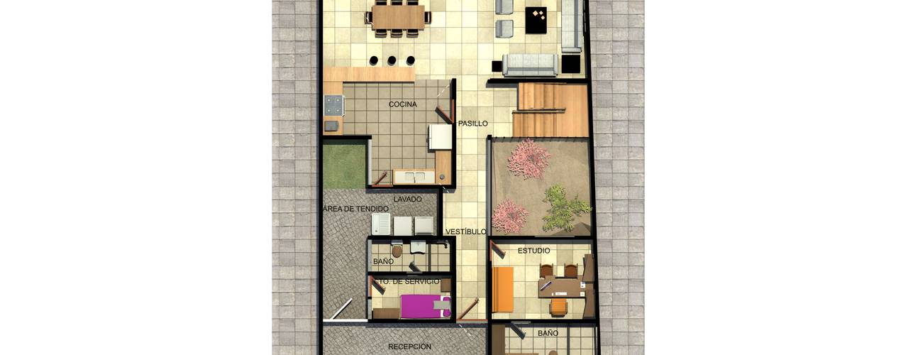 LOMAS DE JURIQUILLA 45, Protocolo I-A Protocolo I-A 現代房屋設計點子、靈感 & 圖片