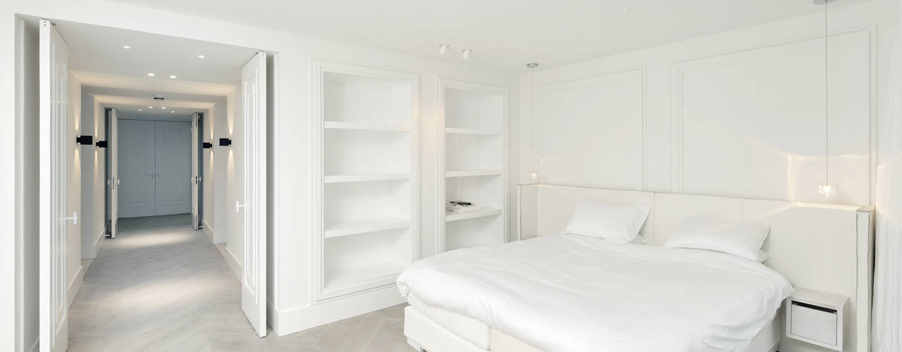 PENTHOUSE AMSTERDAM, J.PHINE J.PHINE Quartos minimalistas