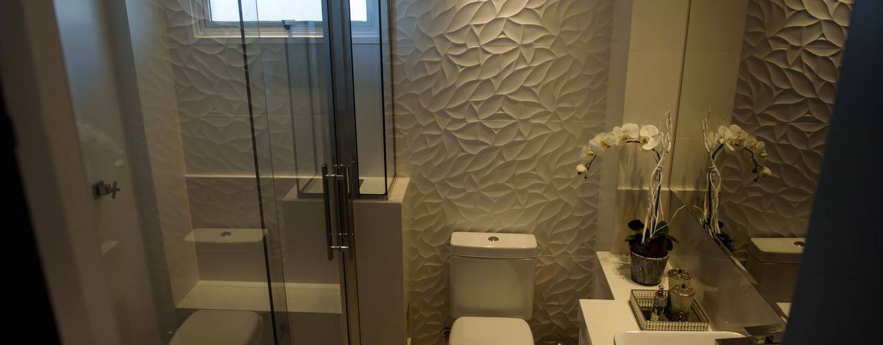Cobertura Centro, Join Arquitetura e Interiores Join Arquitetura e Interiores Modern bathroom