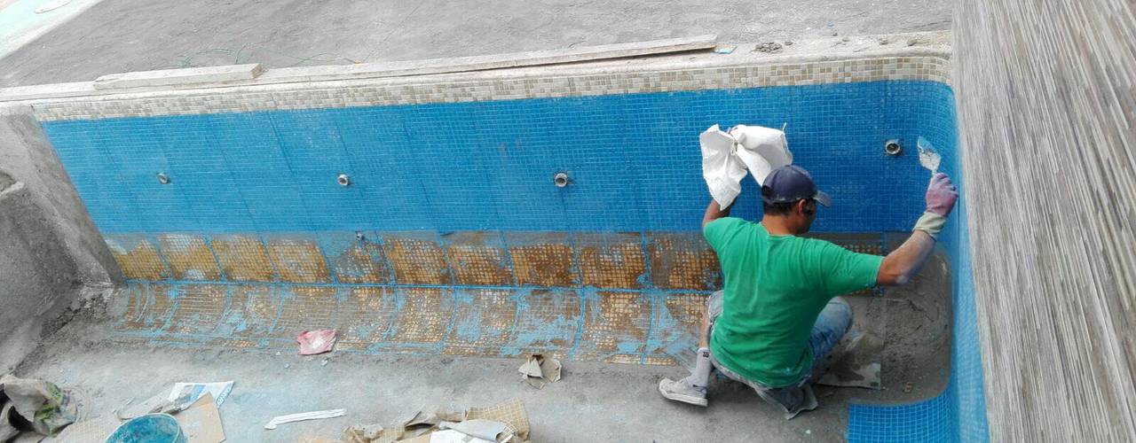 CONSTRUCCIÓN DE ALBERCA EN TENANCINGO , Albercas Aqualim Toluca Albercas Aqualim Toluca Басейн Бетон