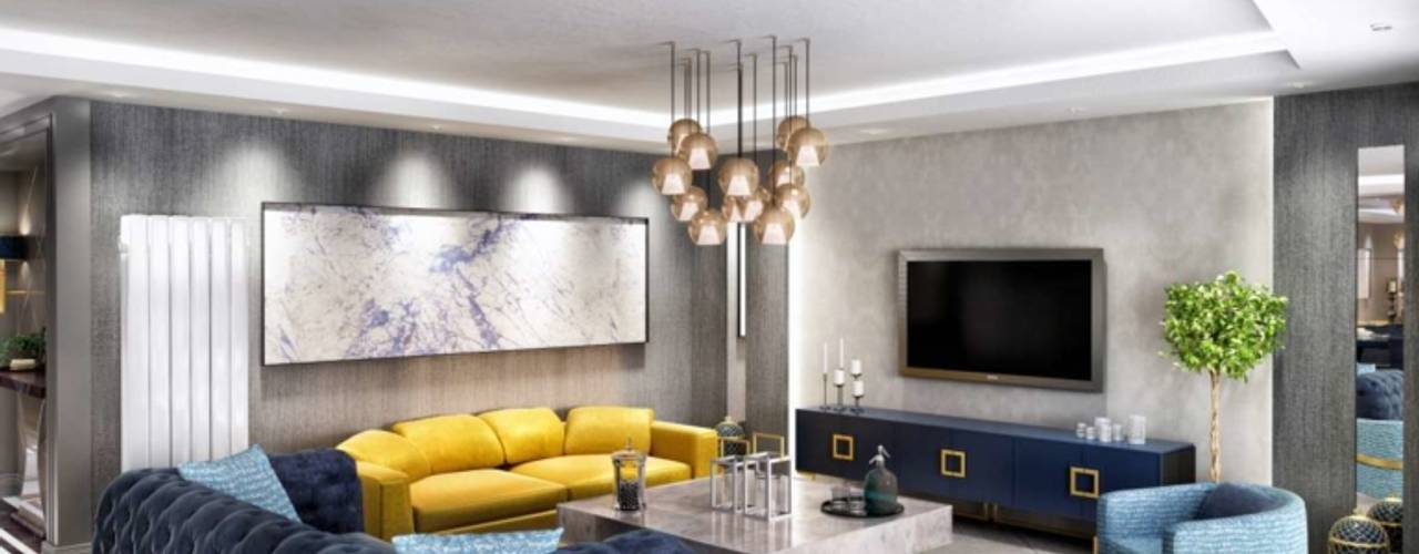 Hande Hanım Konut, VERO CONCEPT MİMARLIK VERO CONCEPT MİMARLIK Modern living room