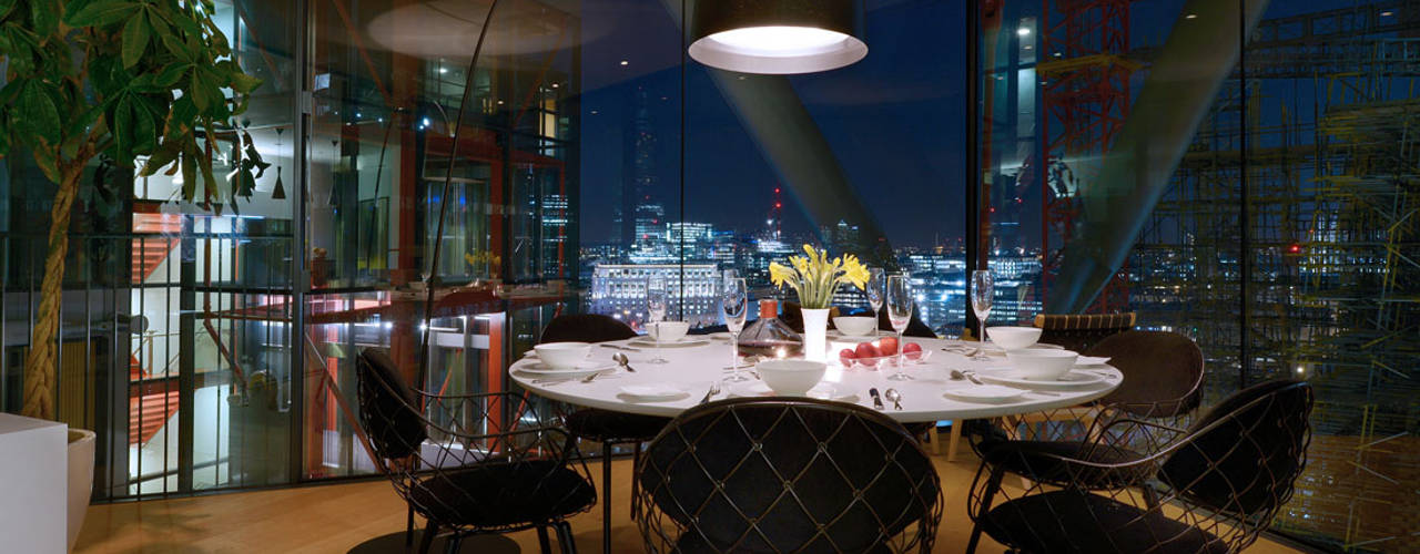 Neo Bankside Apartments, Graham D Holland Graham D Holland Minimalist dining room