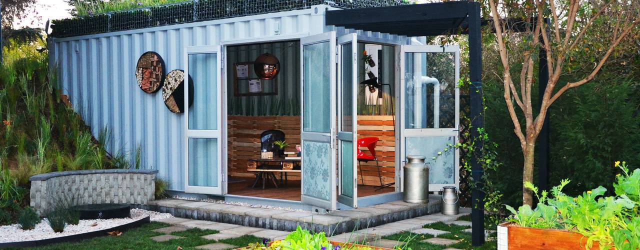 Container Living, Acton Gardens Acton Gardens Casas industriales Metal