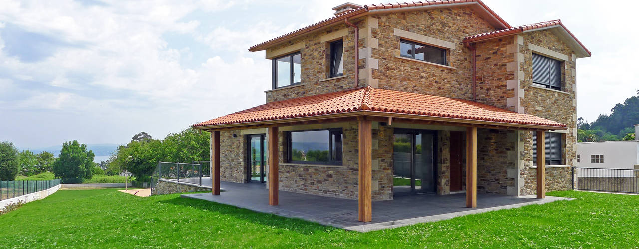 Una casa rustica perfetta per la periferia o la campagna Case in campagna progetti