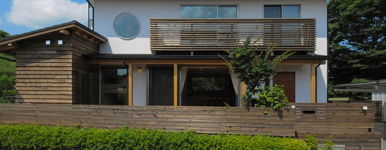中台の家３ ～さんぶ杉の家～, 高松設計事務所 高松設計事務所 Modern houses Wood Wood effect