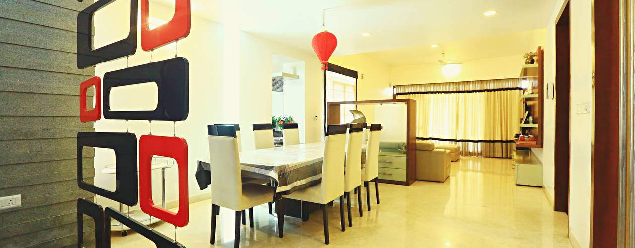 Residence at Sarjapur Road, Space Trend Space Trend Comedores modernos