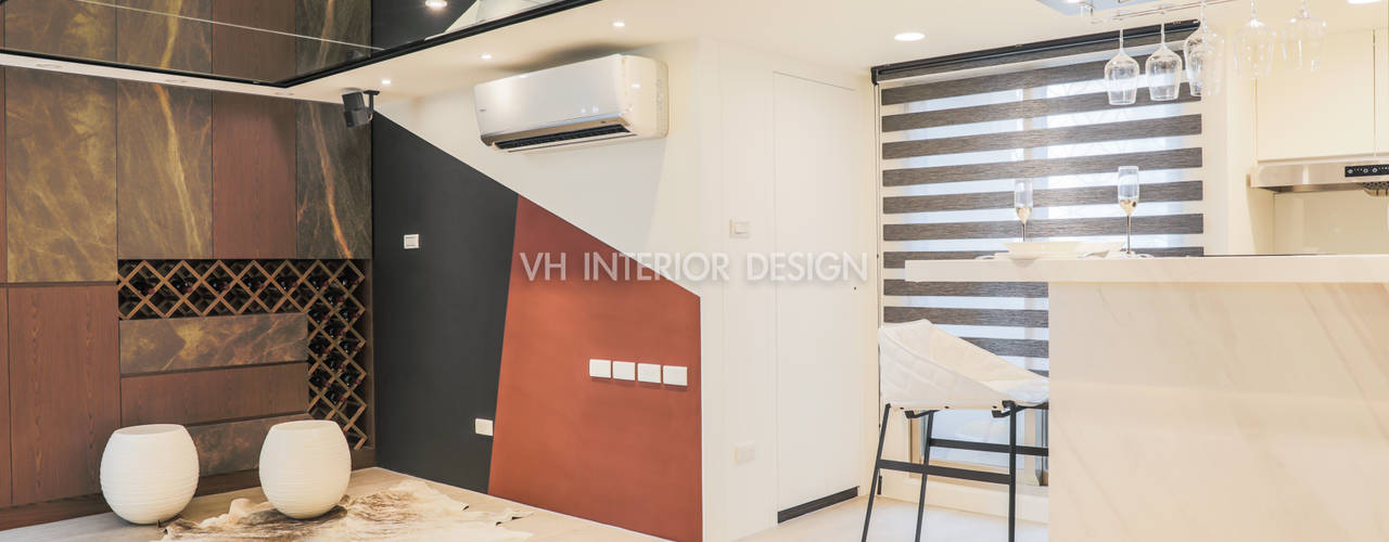 信義何公館, VH INTERIOR DESIGN VH INTERIOR DESIGN ห้องนั่งเล่น