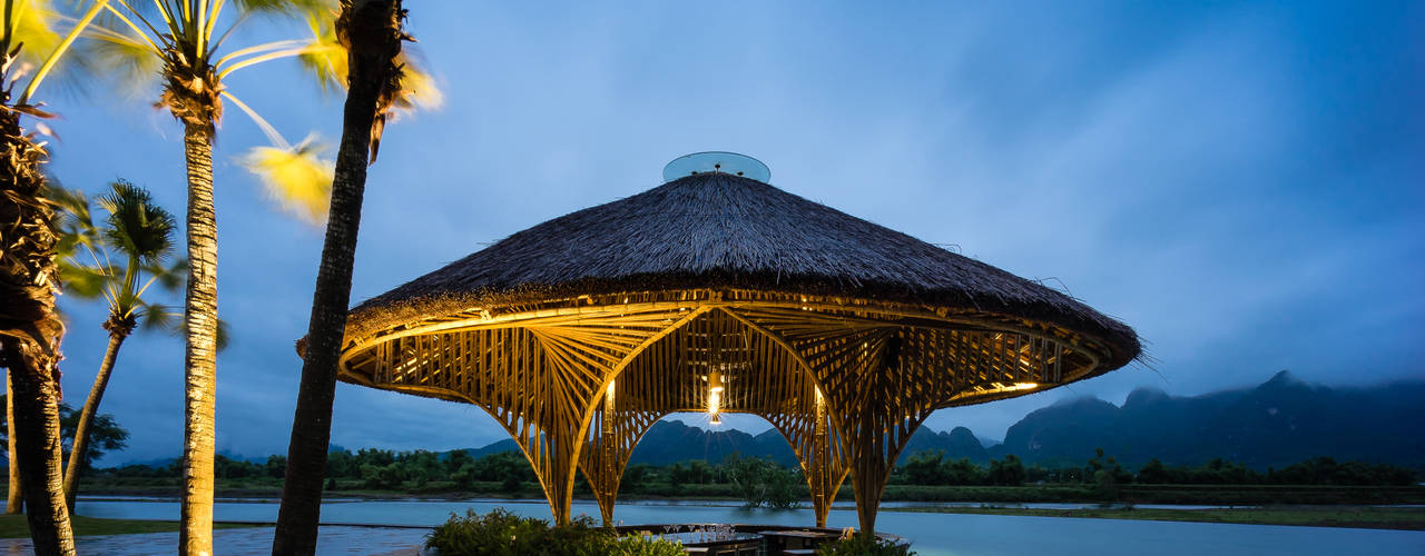 Bar hồ bơi Serena ( Serena Pool Bar), BAMBU BAMBU Espaços comerciais