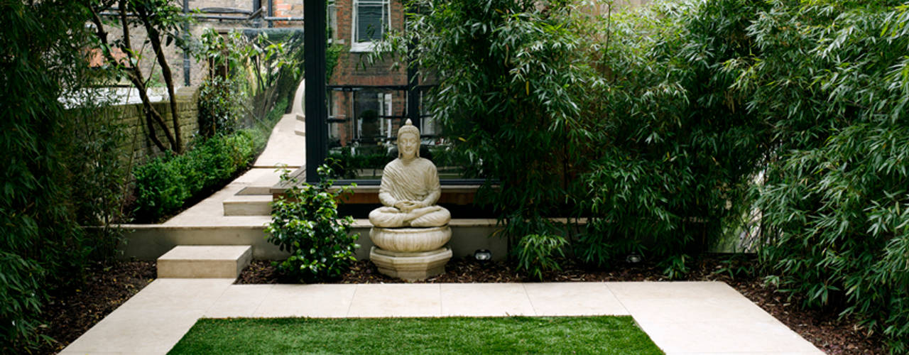 Contemporary Modern Garden Design in West London, Earth Designs Earth Designs Nowoczesny ogród