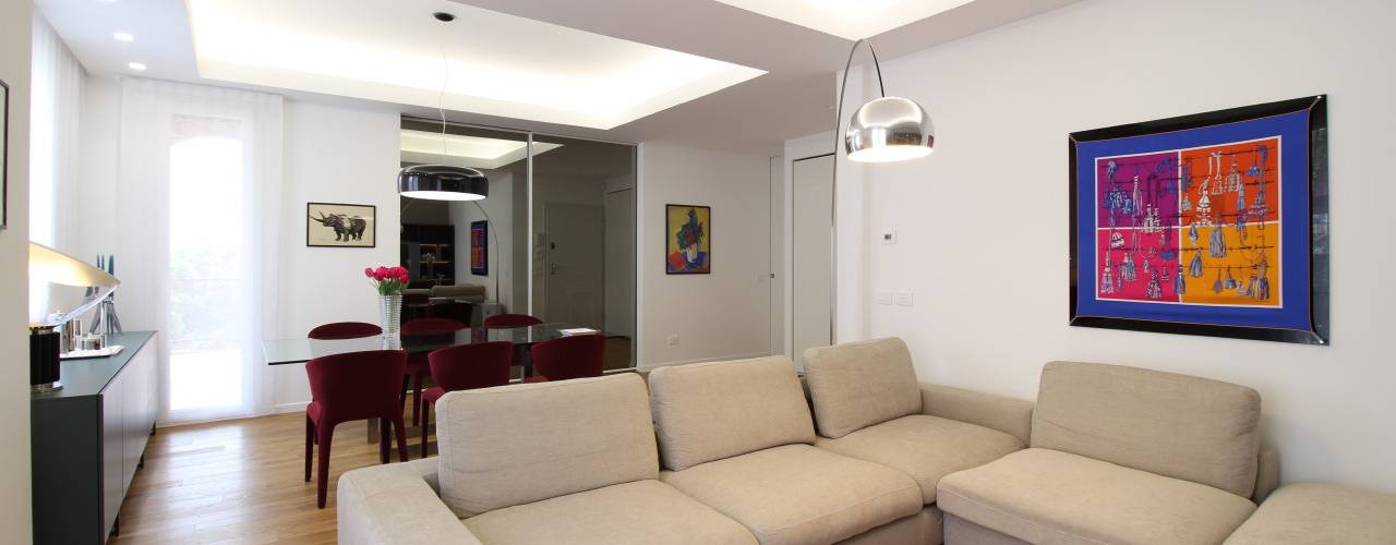 Appartamento a Termini Imerese PA, Giuseppe Rappa & Angelo M. Castiglione Giuseppe Rappa & Angelo M. Castiglione Salas de estar modernas