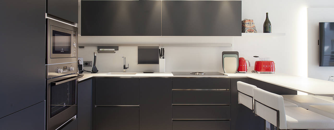 Appartamento, Silvana Barbato Silvana Barbato 現代廚房設計點子、靈感&圖片