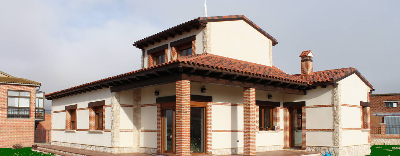 Vivienda unifamiliar rústica, mh11arquitectos mh11arquitectos Rustic style houses