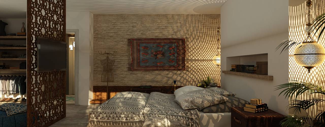 Residential Project , ICONIC DESIGN STUDIO ICONIC DESIGN STUDIO Eclectic style bedroom