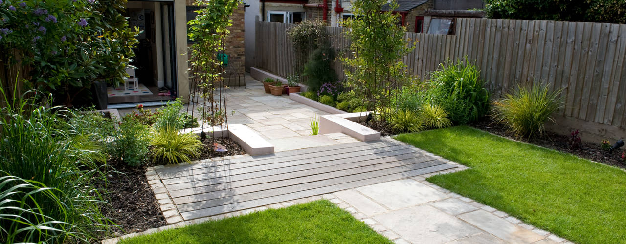 MOROCCAN GARDEN IN WALTHAMSTOW EAST LONDON, Earth Designs Earth Designs Eclectic style garden