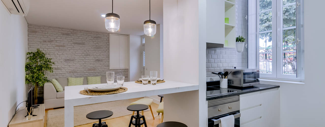 Apartamentos Alfama / Lisboa - Apartments in Alfama / Lisbon Cozinhas modernas por Ivo Santos Multimédia Moderno