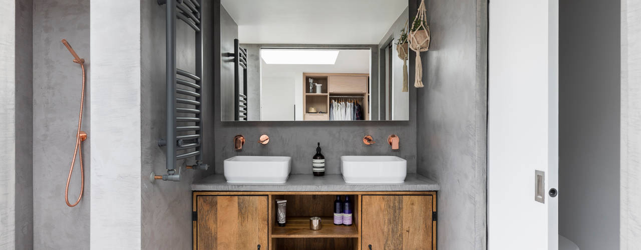 Dulwich Loft Conversation , R+L Architect R+L Architect Modern bathroom