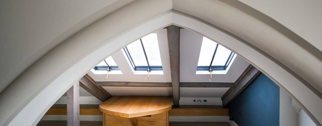 Rooflights at The Sanctuary, Battersea, London, Clement Windows Group Clement Windows Group Eclectic style windows & doors