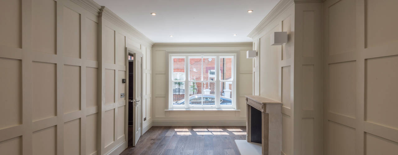 House in Knightsbridge - London, Prestige Architects By Marco Braghiroli Prestige Architects By Marco Braghiroli Modern living room