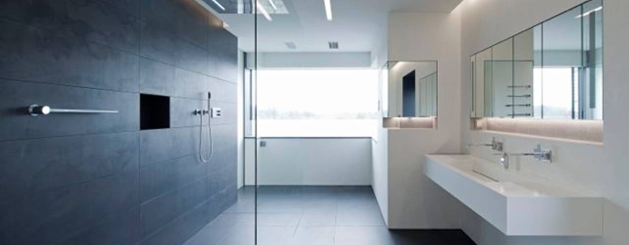 Einfamilienhaus, Innenarchitektur und Kunst Innenarchitektur und Kunst Minimalist style bathroom