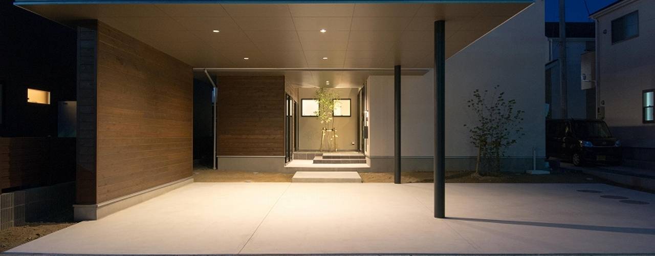 土間のある八山田の家, TKD-ARCHITECT TKD-ARCHITECT 現代房屋設計點子、靈感 & 圖片