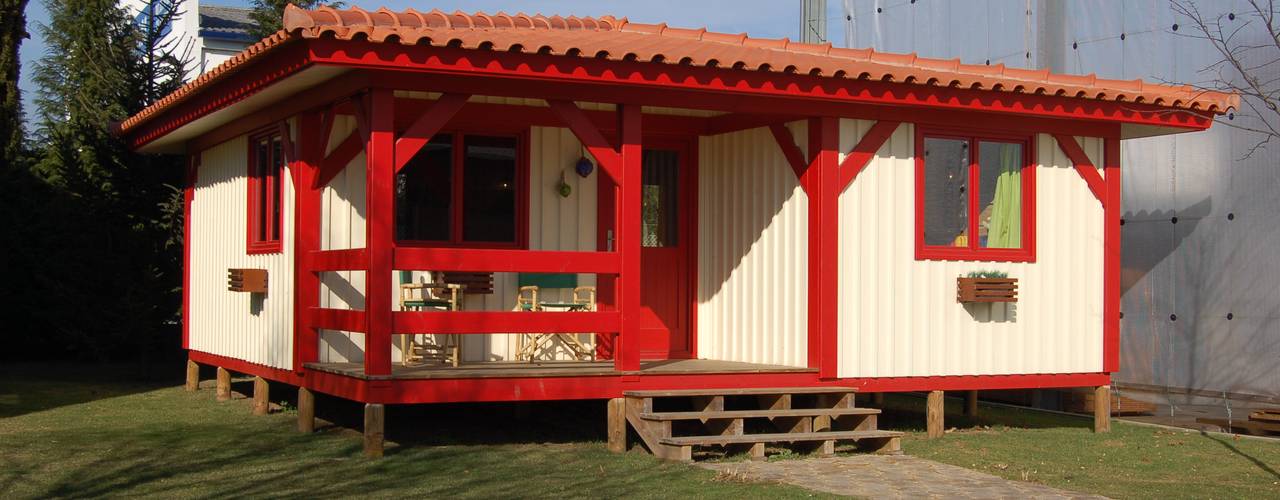 RUSTICASA | Casa Eco | Vila Nova de Cerveira, RUSTICASA RUSTICASA Casas de madeira Madeira Acabamento em madeira