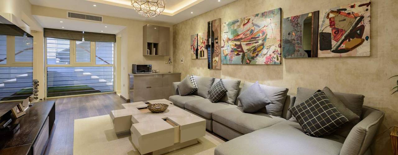 Casa Verde, Hany Saad Innovations Hany Saad Innovations Modern living room