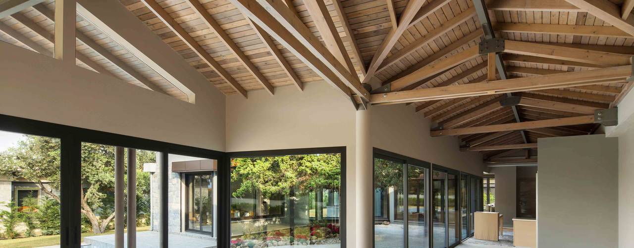 Octoplus Mamurbaba Evleri, Egeli Proje Egeli Proje Hipped roof Engineered Wood Transparent