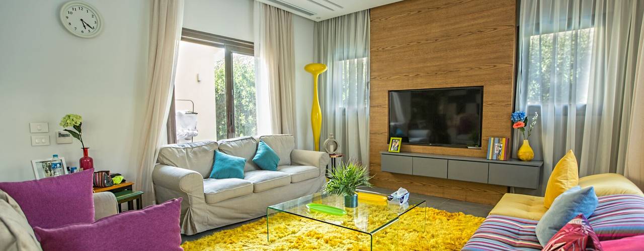 Marassi Villa, Grid Fine Finishes Grid Fine Finishes Salas de estar ecléticas