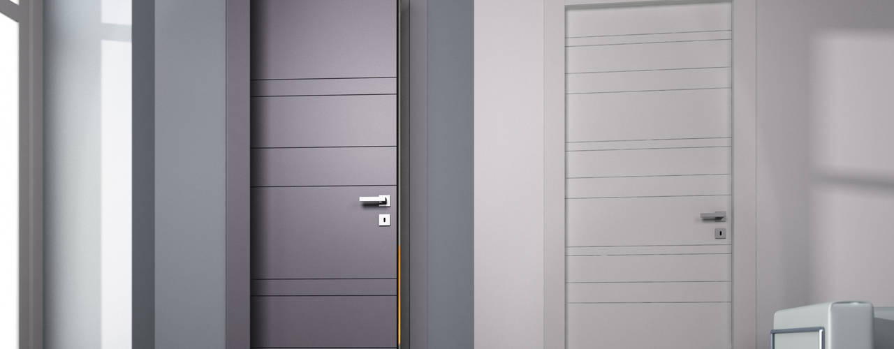 Porta Rototraslante , Phi Porte Phi Porte Modern style doors Wood Wood effect