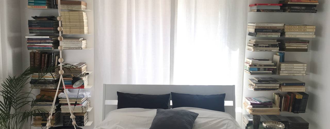 Mini appartamento in grigio, Home Lifting Home Lifting Спальня