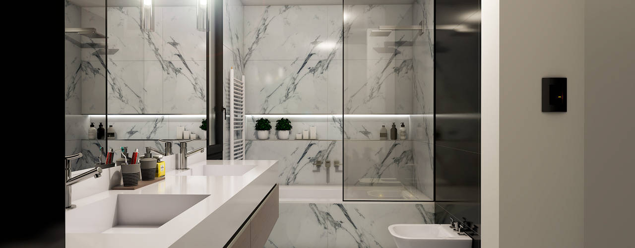 homify Modern Banyo