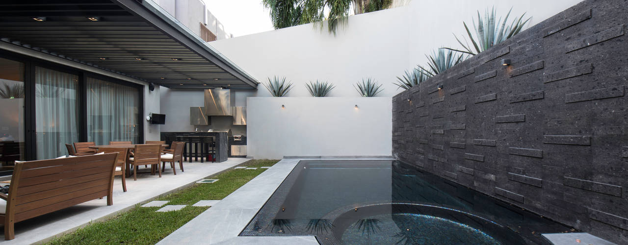 LOS OLIVOS, Rousseau Arquitectos Rousseau Arquitectos Garden Pool