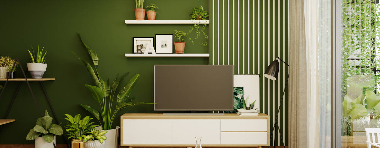 SEASON AVENUE, ĐẠI LỘ 4 MÙA - "MÙA HẠ MIỀN NHIỆT ĐỚI", Green Interior Green Interior Tropische Esszimmer Holzwerkstoff Grün