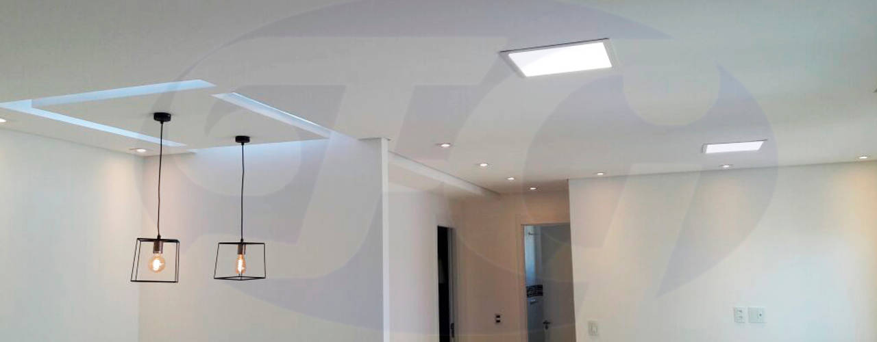 Gesso e Drywall com acabamento e iluminção, FG Gesso e Drywall FG Gesso e Drywall Modern Evler