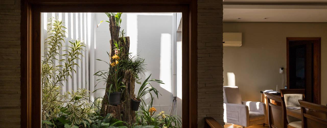 SDP00 | Lavabo e Jardim de Inverno, Kali Arquitetura Kali Arquitetura เรือนกระจก