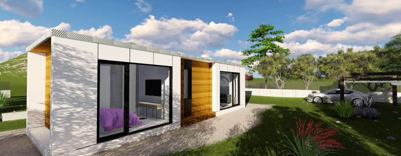 Viviendas prefabricadas modelo Neo, A-kotar A-kotar Casas de estilo moderno