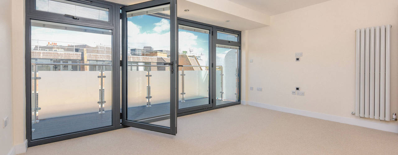 New Build London Penthouse , The Market Design & Build The Market Design & Build Modern style doors