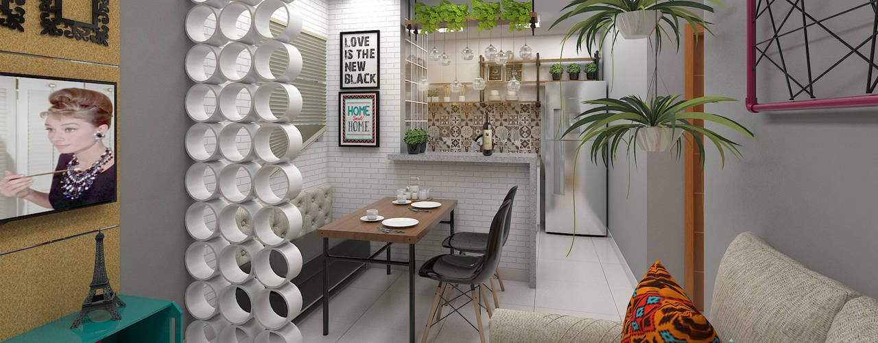 Apartamento Do It Yourself, Plano A Studio Plano A Studio Salas de estar industriais