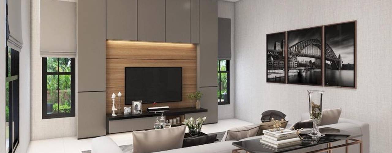 ตกแต งภายใน 3d สไตล โมเด ร น สวยครบท กห อง homify