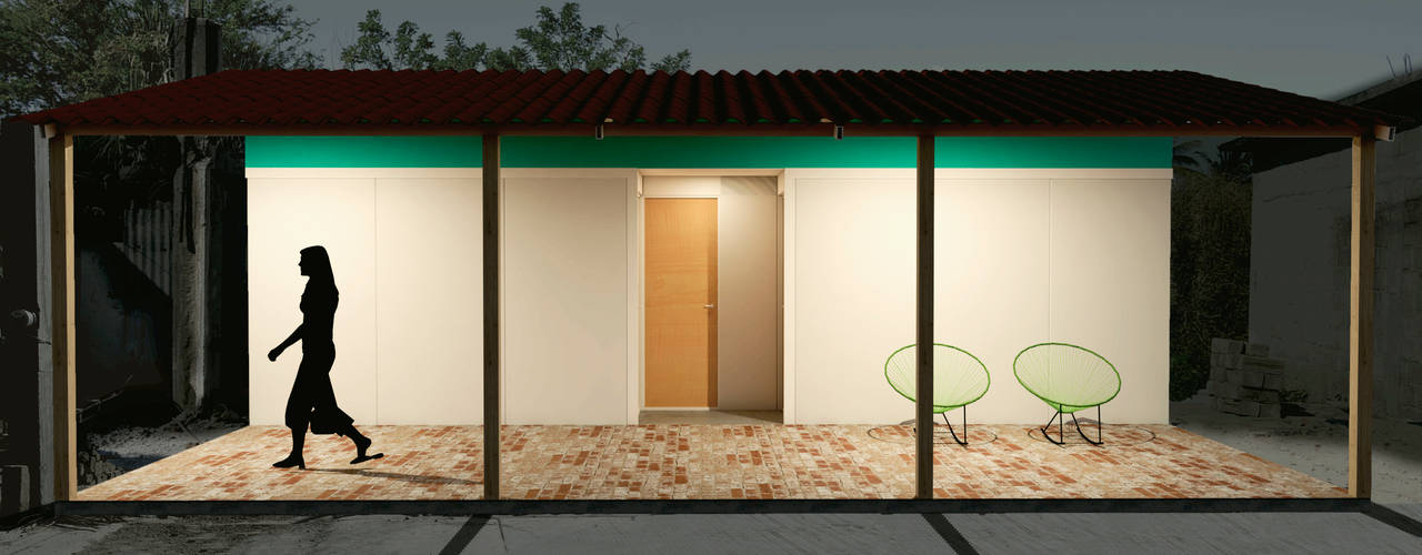 Vivienda Emergente para el Istmo de Oaxaca, Variable Arquitectura Variable Arquitectura منزل ريفي خرسانة مسلحة