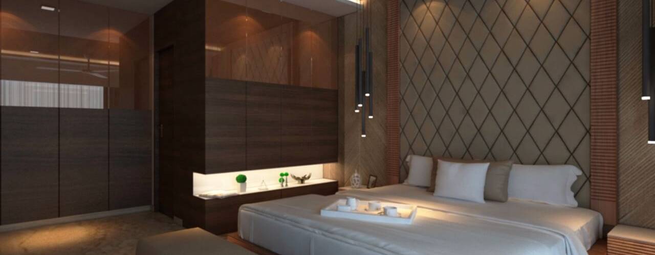 Ashish Rai Residence, Midas Dezign Midas Dezign Asian style bedroom