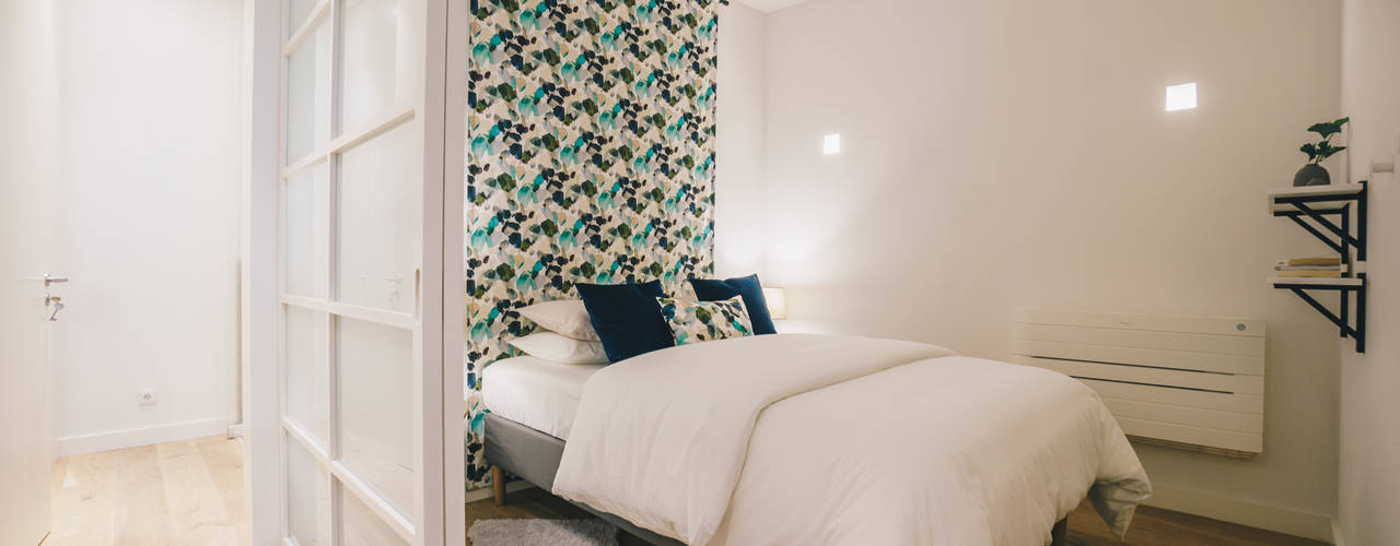 Apartamento T1 | Lisboa, YS PROJECT DESIGN YS PROJECT DESIGN Eclectic style bedroom