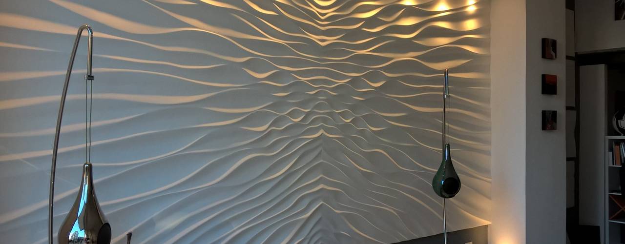 MURAL Kollektion - großformatige Wandbilder aus Gips in 3D Optik, Loft Design System Deutschland - Wandpaneele aus Bayern Loft Design System Deutschland - Wandpaneele aus Bayern Moderne Wände & Böden