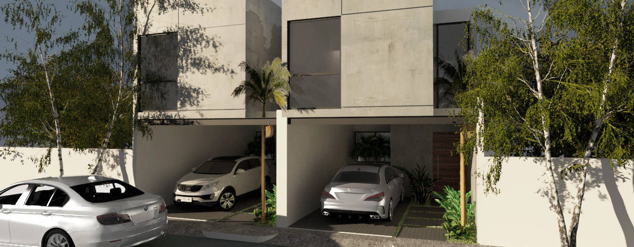 Loft JBS, Heftye Arquitectura Heftye Arquitectura Casas familiares Concreto