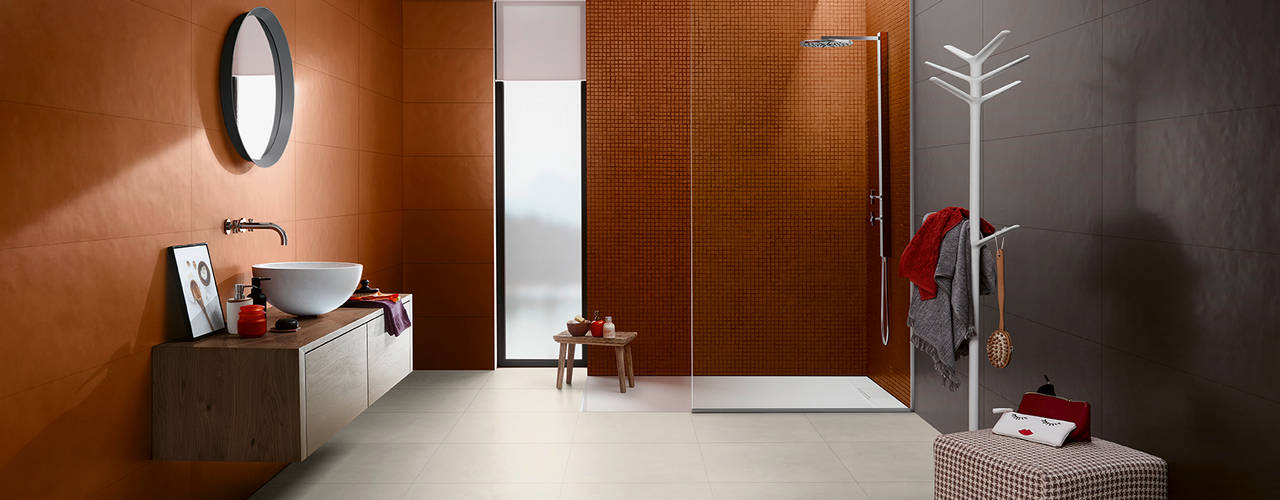 Splash, Love Tiles Love Tiles Baños de estilo industrial